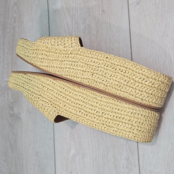 Joie Women Boho Hobo Espadrille Platform Woven Design Sandals Shoes Sz 9.5M - Picture 8 of 12